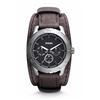 Image 2 : NEW FOSSIL DAYDATE LEATHER STRAP MEN WATCH 43MM