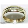 Image 2 : 10K YELLOW GOLD DIAMOND MEN'S RING SIZE 11