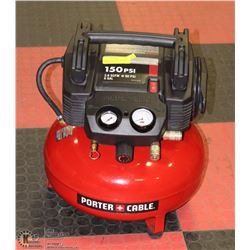 PORTER CABLE 150PSI PANCAKE AIR COMPRESSOR 6 GAL