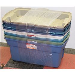BUNDLE OF 4 RUBBERMAID ROUGHNECK