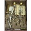 Image 1 : 9PC SHOWHOME DECOR INCL MATCHING CANDLE HOLDERS