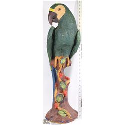 PARROT STATUE 10"X30"H