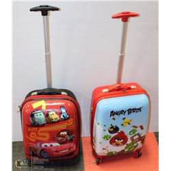 SET OF 2 DISNEY HARD SHELL PILOT CASE LUGGAGE W/