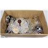Image 1 : BOX OF MISC COMMUNITY PLATE CUTLERY PLUS CRYSTAL