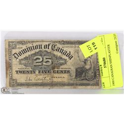 1900 CANADIAN SHINPLASTER