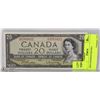 Image 1 : 1954 CANADIAN $20 BILL
