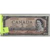 Image 1 : 1954 CANADA $2 DOLLAR BILL
