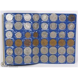 BLUE FOLDER COIN COLLECTION