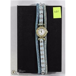 NEW DESIGNER TEAL BRACELET WATCH