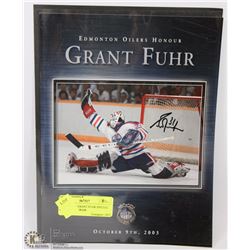 SIGNED 2003 GRANT FUHR SPECIAL EDITION PROGRAM