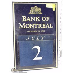 BANK OF MONTREAL WALL CALENDAR