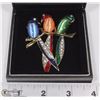 Image 1 : VINTAGE ESTATE PARROT BROOCH