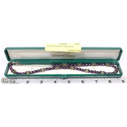 ESTATE PURPLE STONE NECKLACE