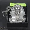 Image 1 : EGYPTIAN PHAROH HEAVY PENDANT & 34" CHAIN