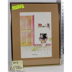 1980'S PICTURE "CAUGHT AGAIN" BY BETSY HIMEY