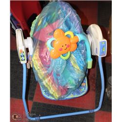 FISHER PRICE MOTORIZED BABY SWING WITH BAG OF