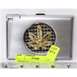 CIGARETTE CASE WITH LIGHTER BELT BUCKLE