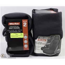 CASE OF 2  RUGGED XL UNIVERSAL BENCH SEAT COVERS