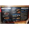 Image 1 : WOODEN MENU BOARD APPROX 36"X24"
