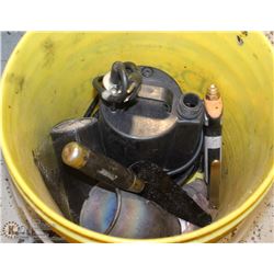 5 GALLON PAIL WITH WATER PUMP, EXTRA BELLS FOR