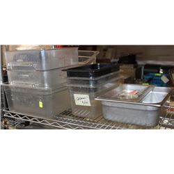 SHELF 2 CONTENTS: ASSORTED INSERTS + STORAGE W/