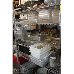 5 SHELF ROLLING CART ON CHOICE