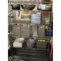 6 SHELF ROLLING CART ON CHOICE