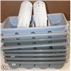 Image 1 : 8 GREY CUTLERY HOLDERS