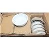 Image 1 : BOX OF 3 DOZEN  ROLLED EDGE BOWL 10 OZ