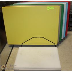 CUTTING BOARDS FULL COLOR SET & 3 WHITE