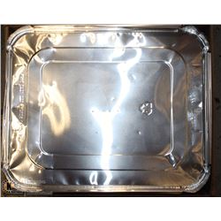 BOX OF ALUMINUM TAKE OUT COVERS