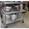 Image 1 : 3 TIER CART W/ HEAVY DUTY CASTORS 36"X18"X40"