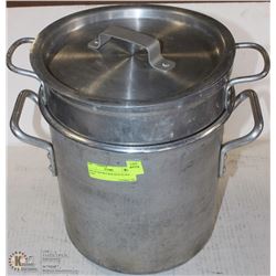 LARGE DOUBLE BOILER WITH LID