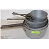 Image 1 : LOT OF 6 SAUCE PANS IN ASST SIZES