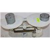 Image 1 : 2 SCALES - ONE BOWL TYPE AND ONE COUNTER BALANCE