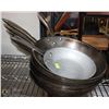 Image 1 : LOT OF 7 FRYING PANS