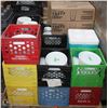 Image 1 : PALLET OF PLATES BOWLS AND GLASSES