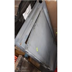 STEEL DOOR WITH FRAME 83"X36"