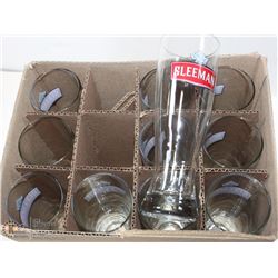 BOX OF 11-16 OZ TALL SLEEMAN GLASSES