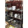 Image 1 : 3 SHELF KITCHEN UTILITY CART