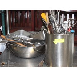 LOT OF UTENSILS AND MORE