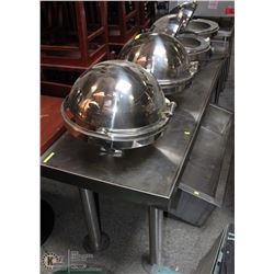 STAINLESS PREP TABLE 7 FOOT