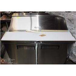 ME#20- DOUBLE DOOR 48" S/S REFRIGERATED SALAD PREP TABLE