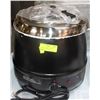 Image 1 : ME#9-SOUP KETTLE, 10 LITRE CAPACITY, HINGED S/S