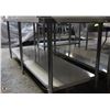 Image 1 : ME#18-30"X84" S/S WORK TOP TABLE WITH GALVANIZED