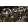 Image 1 : LOT OF 4 STAINLESS FOOD WARMERS