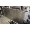 Image 1 : 10' DIAMOND ST STEEL BACK BAR COOLER WITH BEER TAP
