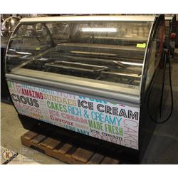 GELPRO ICE CREAM COOLER 5 FOOT, HAS 3 PHASE POWER