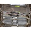 Image 1 : LOT OF 10 16"X12" ROASTING PANS