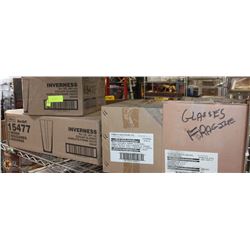 SHELF 2- 4 BOXES OF GLASSWARE